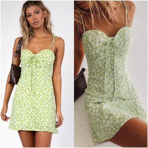 NWT Princess Polly Lara Green Mini Dress 4
